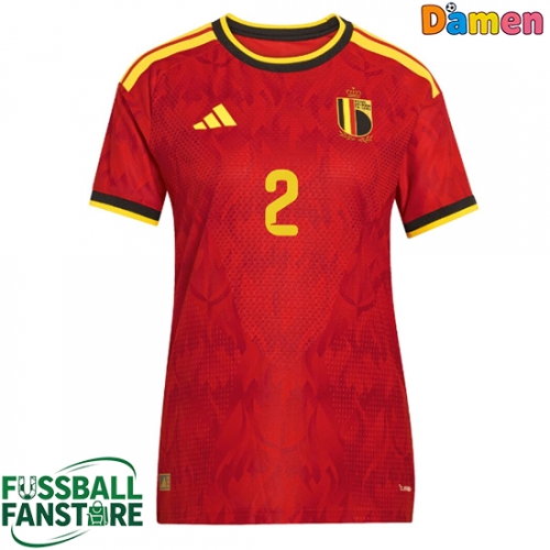 Belgien Diego Moreira #19 Replik Heimtrikot Damen WM 2026 Kurzarm